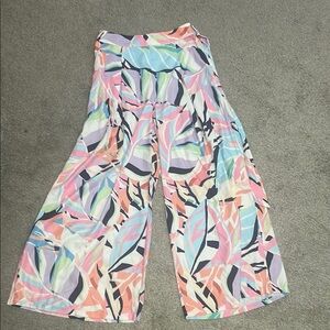 Flying Tomato Vibrant Pink and Blue Wide Leg Pants